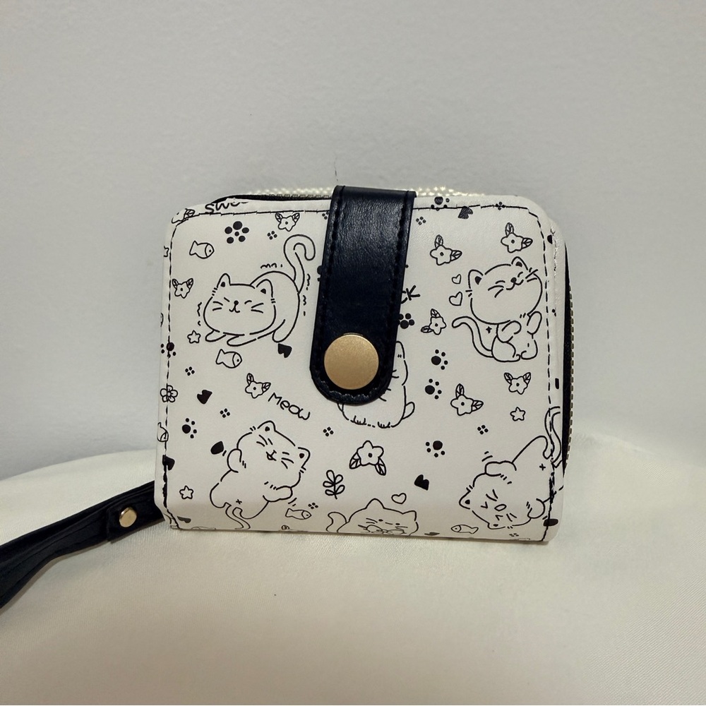 Cute Cat Print Wallet